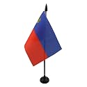 AZ FLAG Liechtenstein Table Flag 4x6 in 100D Polyester Plastic Base
