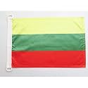 AZ FLAG Lithuania Boat Flag 12x18 in Mesh Polyester Plastic Rings