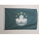 AZ FLAG Macau Boat Flag 12x18 in Mesh Polyester Plastic Rings