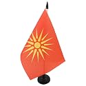 AZ FLAG Macedonia Old Table Flag 6x8 in 100D Polyester Plastic Base