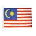 AZ FLAG Malaysia Boat Flag 12x18 in Mesh Polyester Plastic Rings