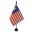 AZ FLAG Malaysia Table Flag 4x6 in 100D Polyester Plastic Base