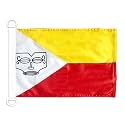 AZ FLAG Marqueses Islands Boat Flag 12x18 in Mesh Polyester Plastic Rings