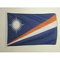 AZ FLAG Marshall Islands Boat Flag 12x18 in Mesh Polyester Plastic Rings