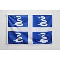 AZ FLAG Martinique Boat Flag 12x18 in Mesh Polyester Plastic Rings