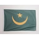 AZ FLAG Mauritania Boat Flag 12x18 in Mesh Polyester Plastic Rings