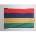 AZ FLAG Mauritius Boat Flag 12x18 in Mesh Polyester Plastic Rings