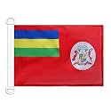 AZ FLAG Mauritius Civil Ensign Boat Flag 12x18 in Plastic Rings