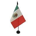 AZ FLAG Mexico Table Flag 4x6 in 100D Polyester Plastic Base