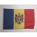 AZ FLAG Moldova Boat Flag 12x18 in Mesh Polyester Plastic Rings