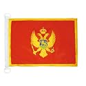 AZ FLAG Montenegro Boat Flag 12x18 in Mesh Polyester Plastic Rings