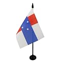 AZ FLAG Netherlands Antilles Table Flag 4x6 in 100D Polyester Plastic Base