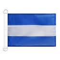 AZ FLAG Nicaragua Civil Ensign Boat Flag 12x18 in Plastic Rings