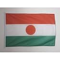 AZ FLAG Niger Boat Flag 12x18 in Mesh Polyester Plastic Rings