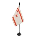 AZ FLAG Northern Cyprus Table Flag 4x6 in 100D Polyester Plastic Base