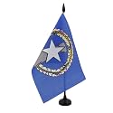 AZ FLAG Northern Mariana Islands Table Flag 6x8 in Plastic Base