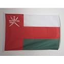 AZ FLAG Oman Boat Flag 12x18 in Omani Mesh Polyester Plastic Rings