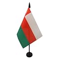 AZ FLAG Oman Table Flag 4x6 in Omani 100D Polyester Plastic Base