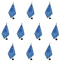 AZ FLAG Pack of 10 Europe Table Flags 6x8 in 100D Polyester Plastic Base