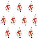 AZ FLAG Pack of 10 Georgia Table Flags 6x8 in 100D Polyester Plastic Base
