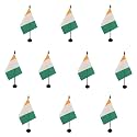 AZ FLAG Pack of 10 Ivory Coast Table Flags 4x6 in Plastic Base