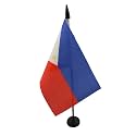 AZ FLAG Pack of 10 Philippines Table Flags 4x6 in Plastic Base
