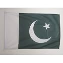 AZ FLAG Pakistan Boat Flag 12x18 in Mesh Polyester Plastic Rings