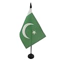 AZ FLAG Pakistan Table Flag 4x6 in 100D Polyester Plastic Base