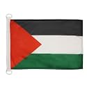 AZ FLAG Palestine Boat Flag 12x18 in Mesh Polyester Plastic Rings