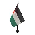 AZ FLAG Palestine Table Flag 4x6 in 100D Polyester Plastic Base