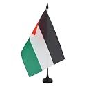 AZ FLAG Palestine Table Flag 6x8 in 100D Polyester Plastic Base