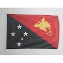 AZ FLAG Papua New Guinea Boat Flag 12x18 in Mesh Polyester Plastic Rings