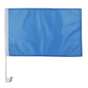 AZ FLAG Plain Blue Car Flag 12x18 in Mesh Polyester Suction Cup