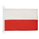 AZ FLAG Poland Boat Flag 12x18 in Mesh Polyester Plastic Rings