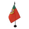 AZ FLAG Portugal Table Flag 4x6 in 100D Polyester Plastic Base
