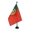 AZ FLAG Portugal Table Flag 6x8 in 100D Polyester Plastic Base