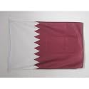 AZ FLAG Qatar Boat Flag 12x18 in Mesh Polyester Plastic Rings