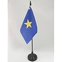 AZ FLAG Republic of Congo-Leopoldville Table Flag 4x6 in Plastic Base