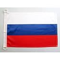 AZ FLAG Russia Boat Flag 12x18 in Mesh Polyester Plastic Rings