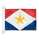 AZ FLAG Saba Boat Flag 12x18 in Saba Mesh Polyester Plastic Rings