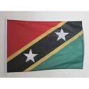 AZ FLAG Saint Kitts and Nevis Boat Flag 12x18 in Plastic Rings