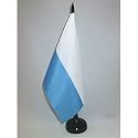AZ FLAG San Marino without arms Table Flag 6x8 in Plastic Base