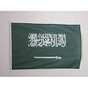 AZ FLAG Saudi Arabia Boat Flag 12x18 in Mesh Polyester Plastic Rings