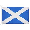 AZ FLAG Scotland Boat Flag 12x18 in Mesh Polyester Plastic Rings
