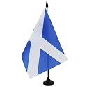 AZ FLAG Scotland Table Flag 6x8 in 100D Polyester Plastic Base