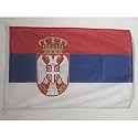 AZ FLAG Serbia Boat Flag 12x18 in Mesh Polyester Plastic Rings