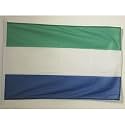 AZ FLAG Sierra Leone Boat Flag 12x18 in Mesh Polyester Plastic Rings