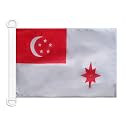 AZ FLAG Singapore Naval Ensign Boat Flag 12x18 in Plastic Rings