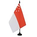 AZ FLAG Singapore Table Flag 6x8 in 100D Polyester Plastic Base