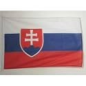 AZ FLAG Slovakia Boat Flag 12x18 in Mesh Polyester Plastic Rings